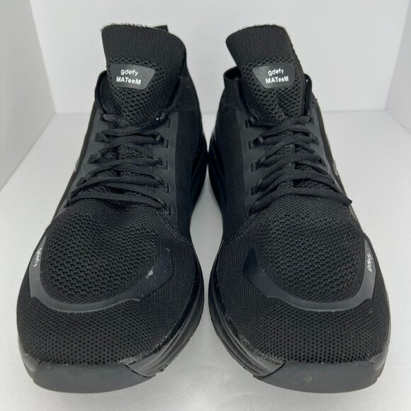 Gravity Defyer Size15 Gdefy Mens Black Mateem Mesh Lace Up Cross Training Shoes - Picture 3 of 10